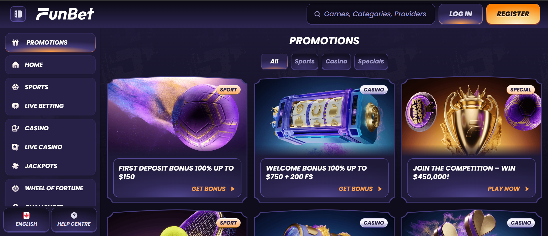 FunBet casino en ligne